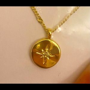 Gorjana Power Birthstone Coin Necklace APRIL